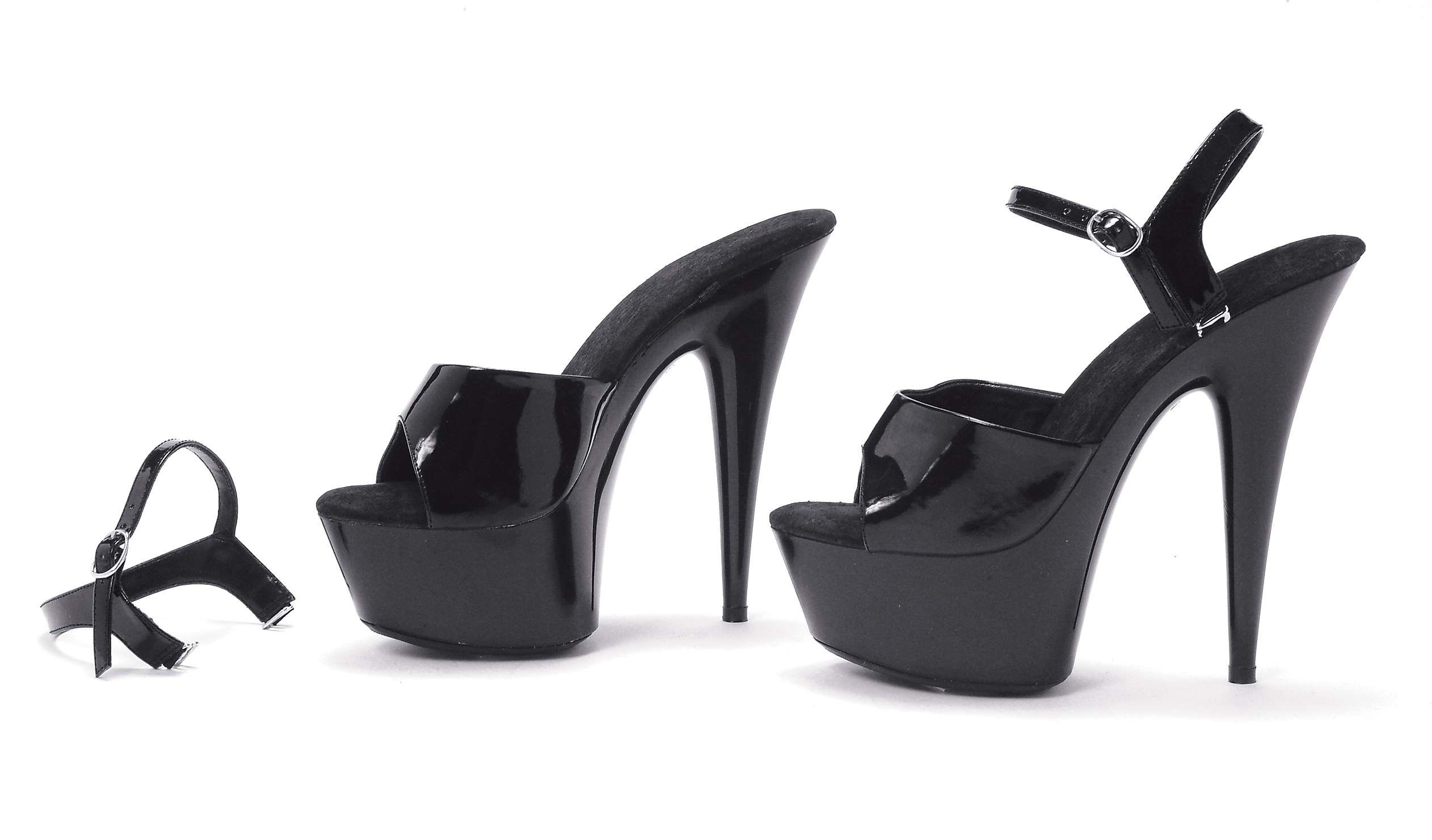 Gillian - 6 Inch Removable Strap Shoe